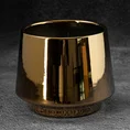 Osłonka ceramiczna na donicę IVA 2 złota - ∅ 15 x 12 cm - złoty 1