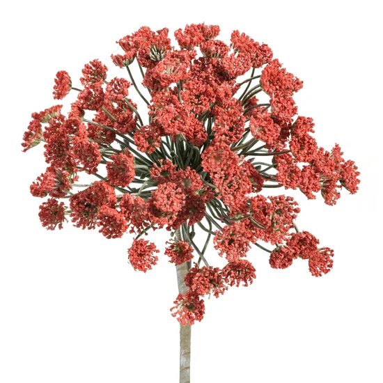 KOPER OZDOBNY kwiat sztuczny dekoracyjny - ∅ 20 x 34 cm - pomarańczowy
