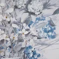 Obraz BUKIET ręcznie malowany na płótnie - 80 x 120 cm - biały 2