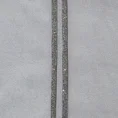 Bieżnik welwetowy GLEN zdobiony aplikacją z cyrkoniami - 35 x 180 cm - srebrny 2