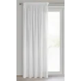 Zasłona AGIS z tkaniny moherowej - 140 x 270 cm - biały 2