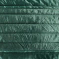 EUROFIRANY PREMIUM welwetowa narzuta z ozdobną aplikacją z motywem liści miłorzębu - 220 x 240 cm - ciemnozielony 5