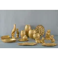 Patera dekoracyjna złota w formie łódki - 35 x 19 x 6 cm - złoty 3