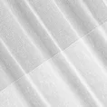 Firana MARISA w stylu eko z etaminy z ozdobnym ażurowym pasem - 140 x 250 cm - biały 10