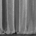 Zasłona ADELA  z lekkiej półtransparentnej tkaniny ze skręcanej nici - 140 x 250 cm - stalowy 3