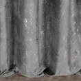 Zasłona MIRELA z miękkiego  welwetu z przecieranym wzorem - 140 x 270 cm - popielaty 3