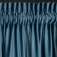 Zasłona MIRELA z miękkiego  welwetu z przecieranym wzorem - 140 x 270 cm - ciemnoturkusowy 10