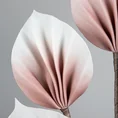 GAŁĄZKA OZDOBNA , liście z efektem ombre z pianki dekoracyjnej - 76 cm - różowy 2