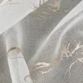 Dekoracja okienna  ALINA z etaminy zdobiona błyszczącym marmurkowym wzorem - 140 x 270 cm - biały 10