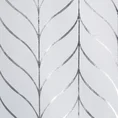 Dekoracja okienna BIRAY ze srebrnym nadrukiem - 140 x 250 cm - biały 6