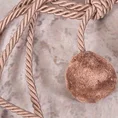 Dekoracyjny sznur do upięć z pomponikami - 50 cm - różowy 3