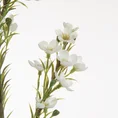 WOSKÓWKA kwiat sztuczny dekoracyjny z płatkami z jedwabistej tkaniny - ∅ 2 x 65 cm - biały 2