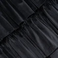 Zasłona CHARLOTTE 2 z miękkiego i miłego w dotyku welwetu z trzema falbanami w górnej części - 140 x 250 cm - czarny 9