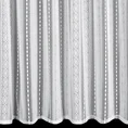 Zasłona ADORA w stylu boho ażurowa zdobiona subtelnymi chwostami - 140 x 270 cm - biały 3