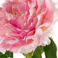 PIWONIA kwiat sztuczny dekoracyjny z płatkami z jedwabistej tkaniny - ∅ 18 x 78 cm - różowy 2