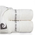 PIERRE CARDIN Ręcznik NEL w kolorze kremowym, z żakardową bordiurą - 30 x 50 cm - kremowy 1