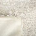 Narzuta LETTIE z miękkiego i przyjemnego w dotyku ekologicznego futerka z długim włosem - 200 x 220 cm - kremowy 4