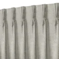 Zasłona DORA z gładkiej i miękkiej w dotyku tkaniny o welurowej strukturze - 220 x 260 cm - ciemnobeżowy 7