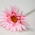 GERBERA kwiat sztuczny dekoracyjny - dł. 52 cm śr. kwiat 11 cm - jasnoróżowy 2