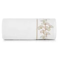 LIMITED COLLECTION ręcznik BLANCA 10 z miękkiej bawełny z żakardową bordiurą z motywem liści miłorzębu MAGIA BIELI - 50 x 90 cm - biały 3