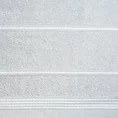 Ręcznik z bordiurą w formie sznurka - 70 x 140 cm - jasnopopielaty 2