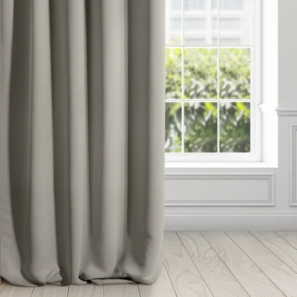 Zasłona zaciemniająca typu blackout gładka, półmatowa Zasłona zaciemniająca typu blackout gładka, półmatowa - 135 x 250 cm