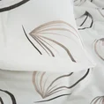 ELLA LINE Komplet pościeli z wysokogatunkowej bawełny z motywem geometrycznym - 160 x 200 cm - biały 6