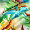 DIVA LINE Komplet pościeli bawełnianej z motywem barwnych egzotycznych kwiatów - 220 x 200 cm - wielokolorowy 5