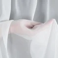 Zazdrostka VIOLET z woalu wykończona atłasową lamówką - 150 x 30 cm - biały 2