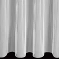 Firana gotowa ELIANA z drobnej siateczki plisowana zdobiona aplikacją w formie falbany z gipiurą - 140 x 260 cm - biały 3