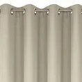 Zasłona jednokolorowa RITA z gładkiej tkaniny - 140 x 250 cm - beżowy 5