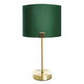 Lampa stołowa EZRA z welwetowym abażurem - ∅ 27 x 46 cm - zielony 3