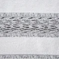 Ręcznik NIKOLA z ozdobną żakardową bordiurą - 50 x 90 cm - biały 2