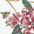 EUROFIRANY PREMIUM pościel HAFT  z satyny bawełnianej zdobiona haftowanymi kwiatami - 160 x 200 cm - wielokolorowy 2