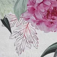 Komplet 2 szt. zasłon ISA z lekkiej etaminy z motywem letnich kwiatów - 140 x 260 cm - biały 11