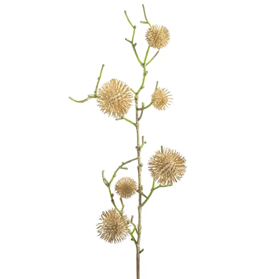 OSET OZDOBNY kwiat sztuczny dekoracyjny - ∅ 4 x 46 cm - beżowy
