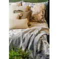 TERRA COLLECTION Narzuta MONTENEGRO z bawełny z drobnym żakardowym wzorem - 220 x 240 cm - stalowy 4
