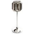 Świecznik dekoracyjny RONI z kryształami - ∅ 10 x 32 cm - srebrny 2