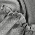 Zasłona LENA z falbaną z tkaniny o płóciennym splocie - 140 x 260 cm - srebrny 13