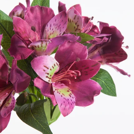 RODODENDRON sztuczny kwiat dekoracyjny o płatkach z jedwabistej tkaniny RODODENDRON sztuczny kwiat dekoracyjny o płatkach z jedwabistej tkaniny - 48 cm