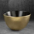 Misa ceramiczna EBRU czarno-złota - ∅ 30 x 18 cm - czarny 1