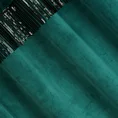 Zasłona JASPER z welwetu zdobiona połyskującym pasem cekinów - 140 x 250 cm - ciemnoturkusowy 9