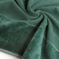 EUROFIRANY CLASSIC Ręcznik LUCY z miękką welurową bordiurą - 30 x 50 cm - butelkowy zielony 5