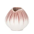 Wazon ceramiczny EVITA z efektem ombre - ∅ 19 x 18 cm - kremowy 2