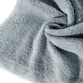 Ręcznik z delikatną bordiurą - 70 x 140 cm - stalowy 5