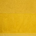 EUROFIRANY CLASSIC Ręcznik LUCY z miękką welurową bordiurą - 70 x 140 cm - musztardowy 2