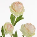 JASKIER - kwiat sztuczny dekoracyjny z płatkami z jedwabistej tkaniny - ∅ 4 x 42 cm - kremowy 2