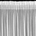 Firana NOELIA z tkaniny w prążki przeplatane błyszczącą nicią - 140 x 270 cm - biały 6