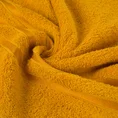Ręcznik z elegancką bordiurą w lśniące pasy - 30 x 50 cm - musztardowy 5