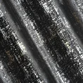 Zasłona welwetowa zdobiona nieregularnym srebrnym nadrukiem - 140 x 270 cm - czarny 5